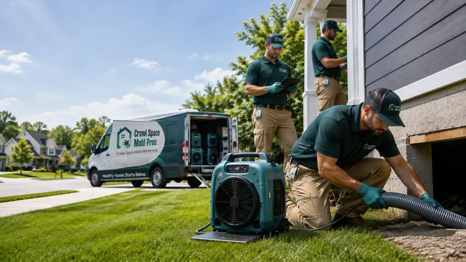 Crawl Space Mold Removal in Hartley, IA